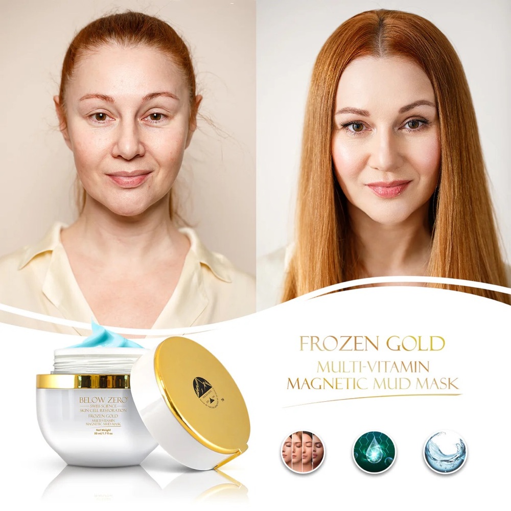 Below Zero Frozen Gold Multi-Vitamin Magnetic Mud Mask - Picture 9 of 11